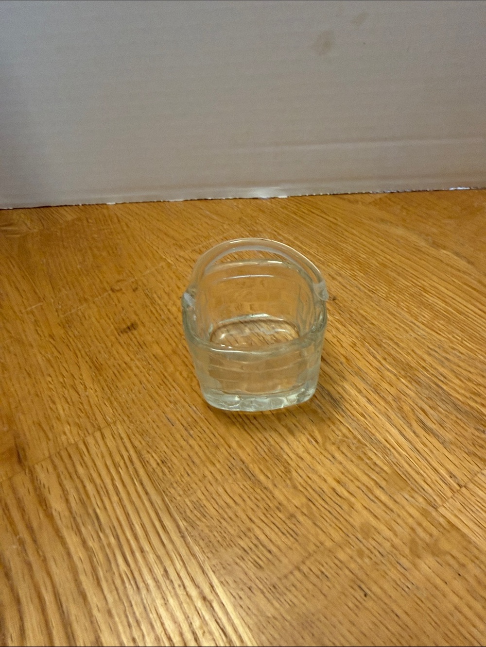 Glass Small Square Votive Candle Holder - Clear